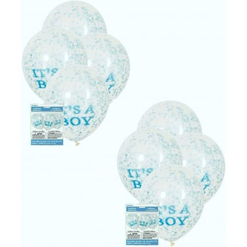  [아마존 핫딜]  [아마존핫딜]Unbekannt Babyparty fuer Jungen Affe Konfetti-Ballons 12 farblos