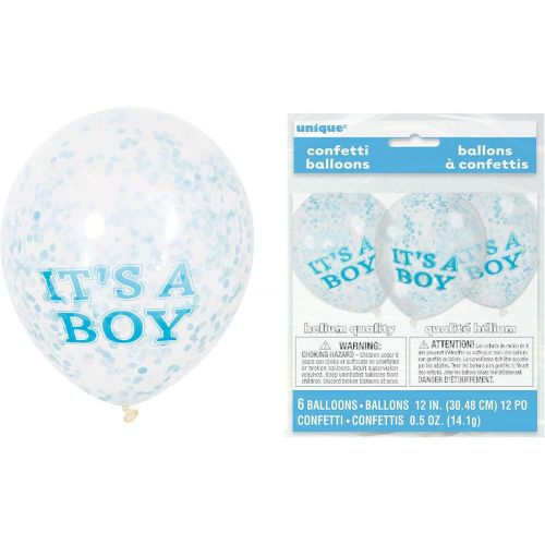  [아마존 핫딜]  [아마존핫딜]Unbekannt Babyparty fuer Jungen Affe Konfetti-Ballons 12 farblos