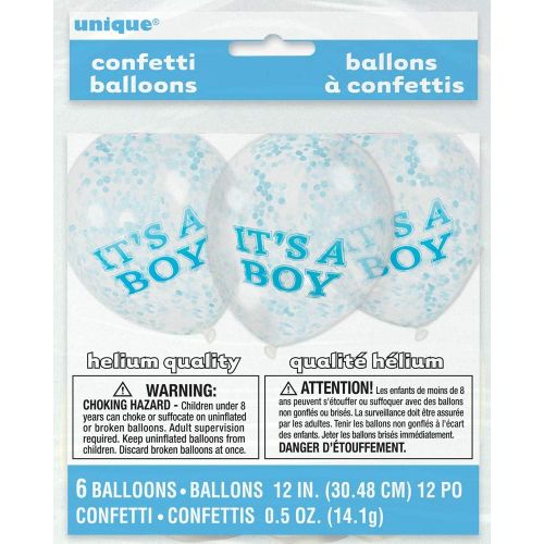  [아마존 핫딜]  [아마존핫딜]Unbekannt Babyparty fuer Jungen Affe Konfetti-Ballons 12 farblos