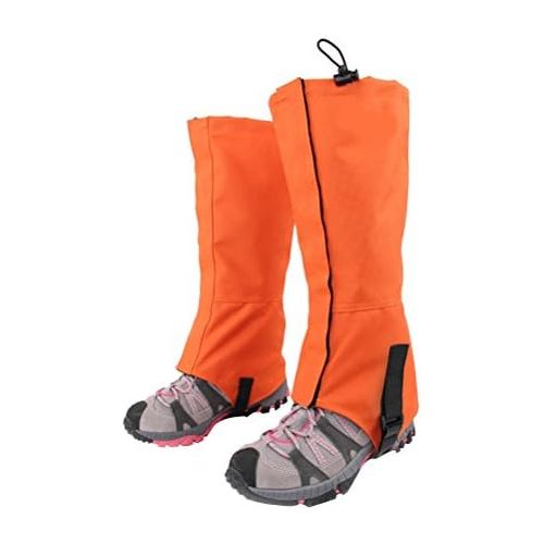  Marke: VORCOOL VORCOOL wasserdichte Outdoor-Wanderung Wandern Klettern Jagd Snow Legging Gamaschen - Groesse L (Orange)