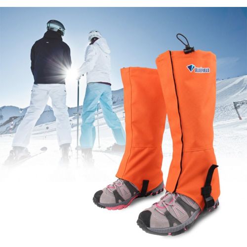  Marke: VORCOOL VORCOOL wasserdichte Outdoor-Wanderung Wandern Klettern Jagd Snow Legging Gamaschen - Groesse L (Orange)