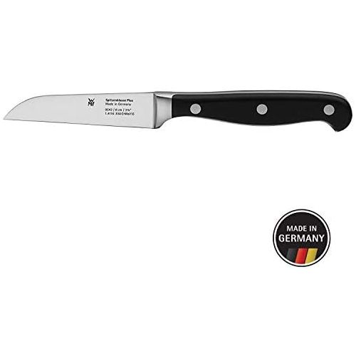 더블유엠에프 Marke: WMF WMF Gemuesemesser Spitzenklasse Plus Lange 18 cm Klingenlange 8 cm Performance Cut Made in Germany geschmiedeter Spezialklingenstahl fugenlos vernieteter Griff aus Kunststoff