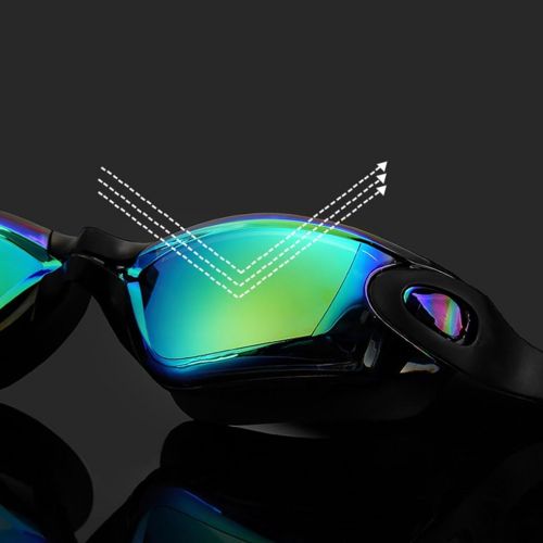  Marke: William 337 William 337 Schwimmbrille Professional Wasserdicht Anti-Fog UV SchutzWomen Men Surfing Swim Eyewear (Farbe : C)