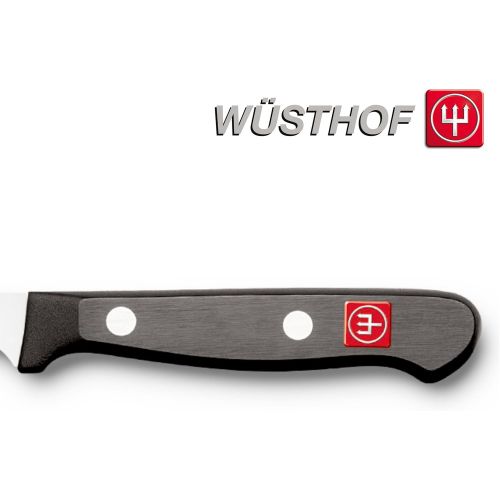  Marke: Wuesthof / PRYMO.de Wuesthof Gourmet 4145 Brotmesser 23 cm mit Wellenschliff schwarz inkl. PRYMO.de Klingenschutz