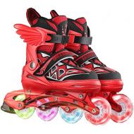 Marke: XYUJIE Rollschuhe Kinder 5-6-8-10 Jahre Inline Skater Anfanger