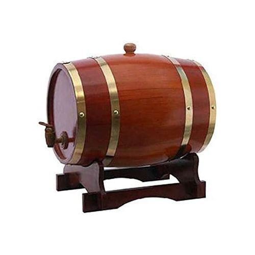  Marke: Zljaa Zljaa Hoelzernes Fass Dispenser, Eiche Weinfass Decanter fuer Serving Tabelle Heim, Display & Storage Spirituosen, Likoere, Whiskey 3 Liter,3L/Chocolate