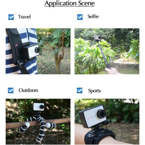  Marke: iMusk iMusk Soft Silikon Kamera Tasche Cover Protector fuer Xiaomi Yi 4K & 4K Plus Sports & Action Digitalkamera Taschen Koffer Zubehoer