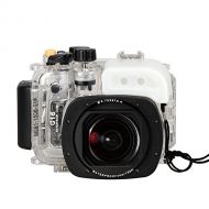 Market&YCY 40 m  130 ft Water Resistant Housing Diving Hard Protective Case, for Canon G16 with 18-55 mm Lens