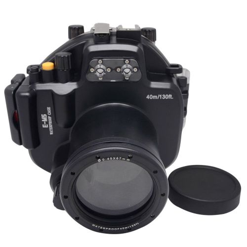  Market&YCY 40m  130ft Housing Water Resistant Diving Hard Protective Case, for Olympus E-M5  EM5 with 12-50mm Lens