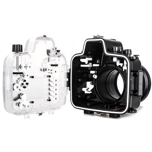  Market&YCY 40m  130ft Water Resistant Housing Diving Hard Protective Case, for Nikon D810 on 18-55mm Lens