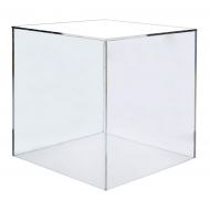 Marketing Holders 12 Cube Pedestal Showcase Art Sculpture Stand Clear Premium Durable Acrylic