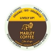 Marley Coffee Lively Up Espresso Dark Organic K-Cup Portion Pack for Keurig Brewers by Marley Coffee