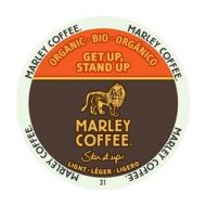 Marley Coffee Get Up Stand Up Light Organic K-Cup Portion Pack for Keurig Brewers by Martinson Coffee