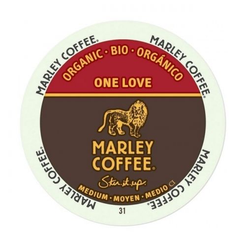  Marley Coffee One Love Medium Organic K-Cup Portion Pack for Keurig Brewers by Marley Coffee