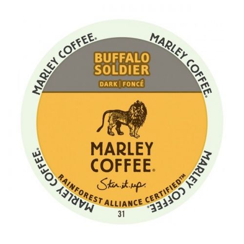  Marley Coffee Buffalo Soldier K-Cup Portion Pack for Keurig Brewers by Marley Coffee