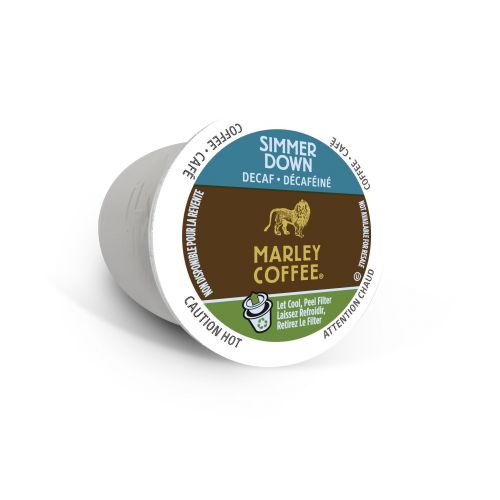  Marley Coffee Simmer Down Decaf, RealCup Portion Pack For Keurig Brewers by Marley Coffee