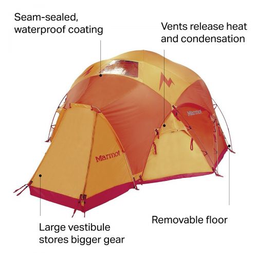 마모트 Marmot Lair Tent: 8-Person 4-Season