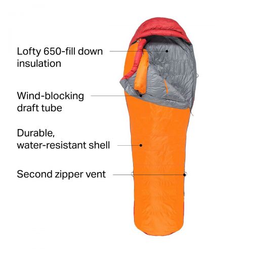 마모트 Marmot Never Summer Sleeping Bag: 0F Down