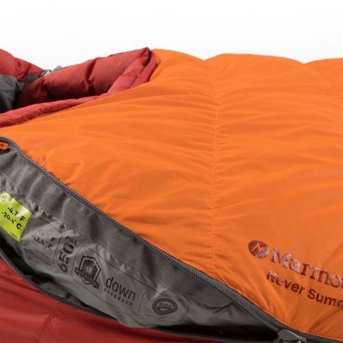 마모트 Marmot Never Summer Sleeping Bag: 0F Down