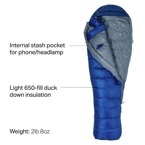 마모트 Marmot Sawtooth Sleeping Bag: 15F Down