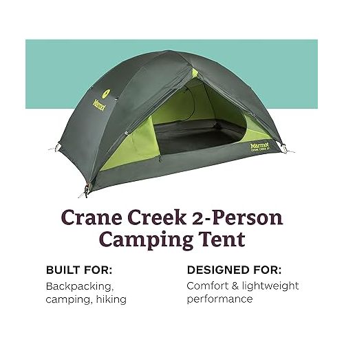 마모트 Marmot Crane Creek 2P/3P Backpacking and Camping Tents & Footprints