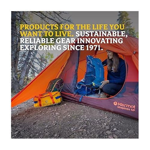 마모트 Marmot Midpines Tents & Footprints - Weather-Resistant and Durable