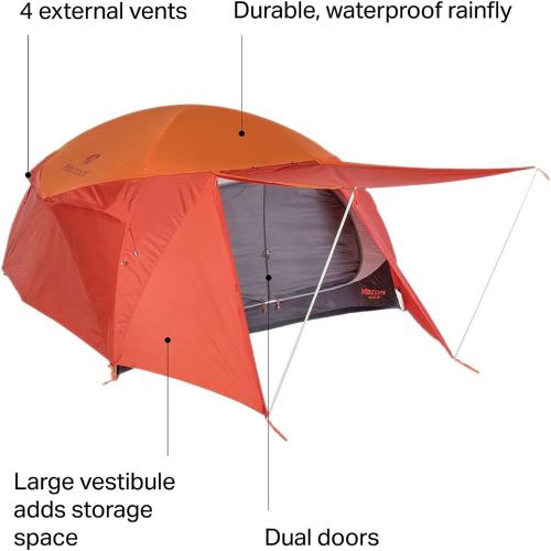 마모트 Marmot Halo 4 Person Family Camping Tent