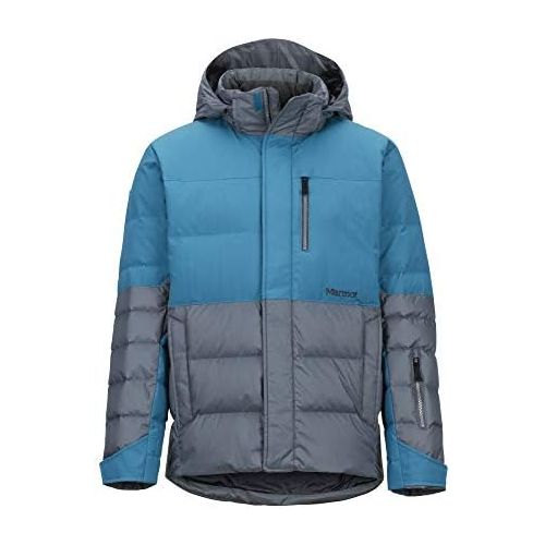 마모트 Marmot Shadow Ski Jacket Mens Sz M Steel Onyx/Moroccan Blue