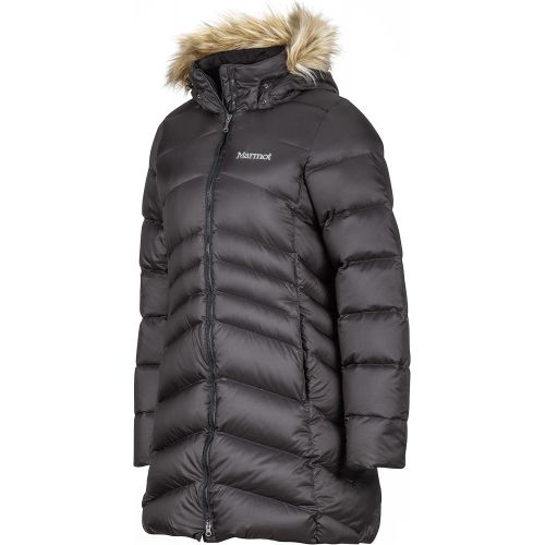 마모트 Marmot Womens Montreal Knee-Length Down Puffer Coat, Fill Power 700