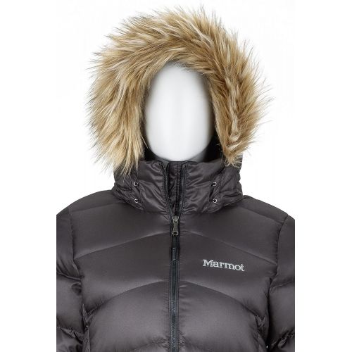 마모트 Marmot Womens Montreal Knee-Length Down Puffer Coat, Fill Power 700