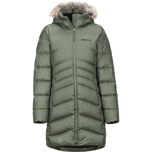 마모트 Marmot Womens Long, Down Filled Montreal Coat w/ Removable Fur Hood