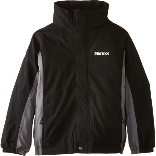 마모트 Marmot Kids Boys Boys Northshore Jacket (Little Kids/Big Kids) Black/Cinder 1 Outerwear MD (8 Big Kids)