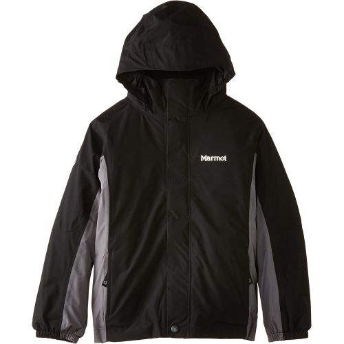 마모트 Marmot Kids Boys Boys Northshore Jacket (Little Kids/Big Kids) Black/Cinder 1 Outerwear MD (8 Big Kids)