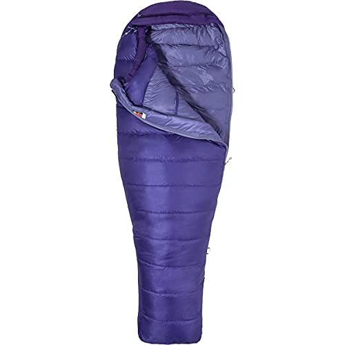 마모트 Marmot Ouray Sleeping Bag, Electric Purple/Royal Grape, Reg 5ft 6in, RZ, 29940-6999-Reg: 56 / RZ