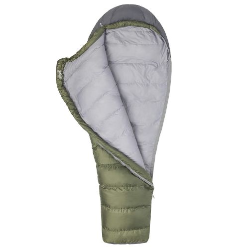 마모트 Marmot Ironwood 30 Mummy Lightweight Sleeping Bag, 30-Degree Rating, Bomber Green/Steel Onyx