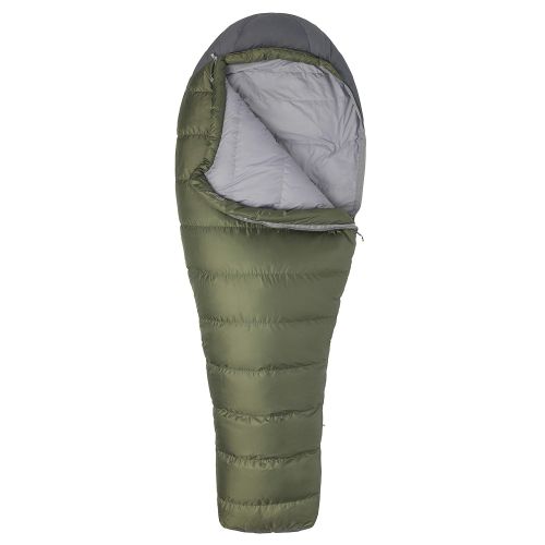 마모트 Marmot Ironwood 30 Mummy Lightweight Sleeping Bag, 30-Degree Rating, Bomber Green/Steel Onyx