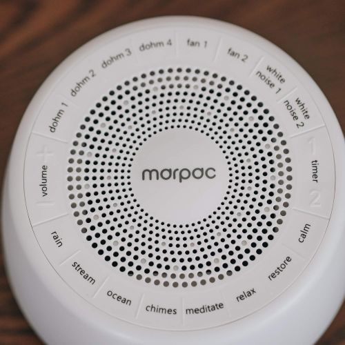  Marpac Hushh Portable White Noise Machine for Baby | 3 Soothing, Natural Sounds with Volume Control...