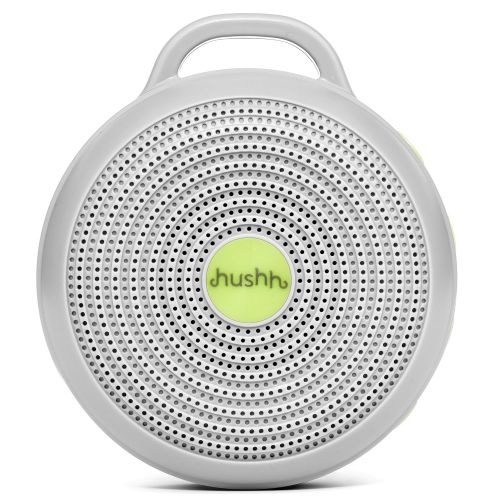  Marpac Hushh Portable White Noise Machine for Baby | 3 Soothing, Natural Sounds with Volume Control | Compact for On-the-Go Use & Travel | USB Rechargeable | Baby-Safe Clip & Child