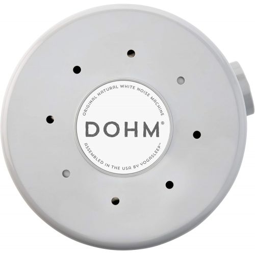  Marpac Dohm Classic (Gray) | The Original White Noise Machine | Soothing Natural Sound from a Real Fan | Noise Cancelling | Sleep Therapy, Office Privacy, Travel | For Adults & Bab