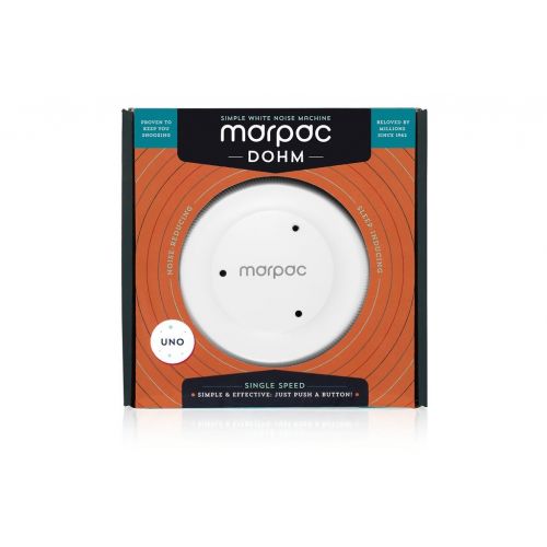  Marpac Dohm UNO White Noise Machine | Real Fan Inside for Non-Looping White Noise | Sound Machine for Travel, Office Privacy, Sleep Therapy | For Adults & Baby | 101 Night Trial