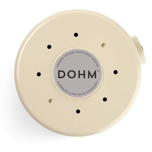  Marpac Dohm Classic (Tan) | The Original White Noise Machine | Soothing Natural Sound from a Real Fan | Noise Cancelling | Sleep Therapy, Office Privacy, Travel | For Adults & Baby