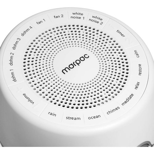  Marpac Whish White Noise Sound Machine | 16 Natural & Soothing Sounds with Volume Control | White Noise, Nature Sounds | Travel, Office Privacy, Sleep Therapy, Concentration | For