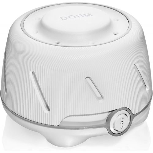  Marpac Dohm (White/Gray) | The Original White Noise Machine | Soothing Natural Sound from a Real Fan | Noise Cancelling | Sleep Therapy, Office Privacy, Travel | For Adults & Baby