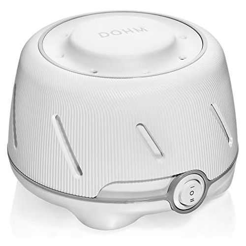  Marpac Dohm (White/Gray) | The Original White Noise Machine | Soothing Natural Sound from a Real Fan | Noise Cancelling | Sleep Therapy, Office Privacy, Travel | For Adults & Baby