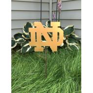 MarriedToTheMetal University Notre Dame Inspired Yard Stake