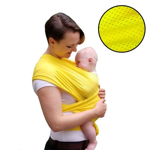  Mars & Stars baby The Breezy Wrap | Quick-Dry Cotton-mesh Baby Carrier | Cool, Breezy, Sweat-Free Baby-Wearing...