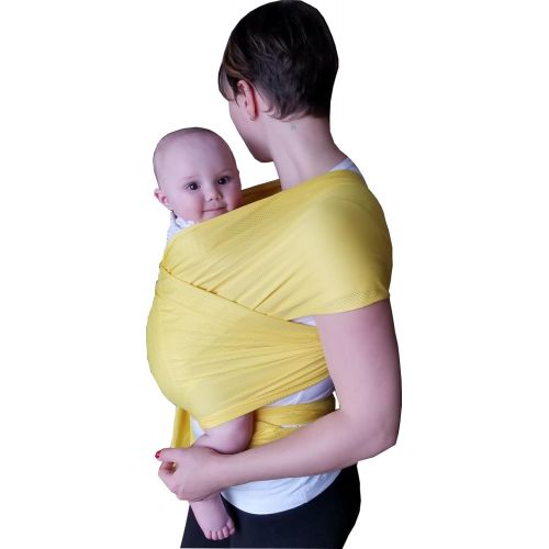  Mars & Stars baby The Breezy Wrap | Quick-Dry Cotton-mesh Baby Carrier | Cool, Breezy, Sweat-Free Baby-Wearing...