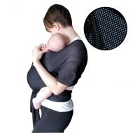 Mars & Stars baby The Breezy Wrap | Cotton-mesh Baby Carrier | Cool, Breezy, and Sweat-Free Baby-Wearing...
