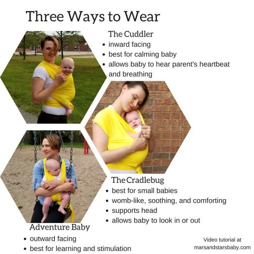  Mars & Stars baby The Breezy Wrap | Cotton-mesh Baby Carrier | Cool, Breezy, and Sweat-Free Baby-Wearing...