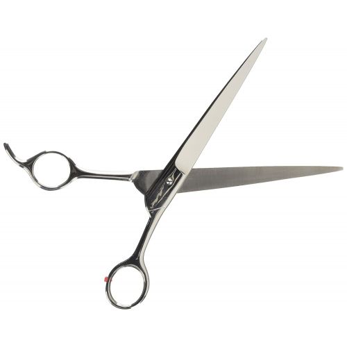  Mars Coat King Mars Professional Stainless Steel Curved Scissors, Polished Blades, Rounded Blade Points for Safety, 7 Length